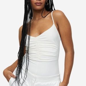 H&m gathered thong bodysuit 🤍